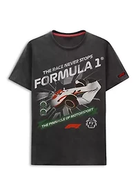 The Race Never Stops Graphic T-Shirt