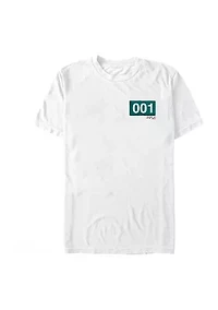001 Patch Squid Game Graphic T-Shirt