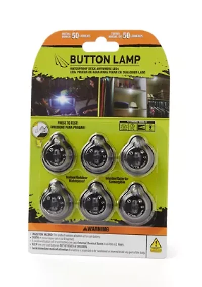 Button Lamp - 6 Pack 