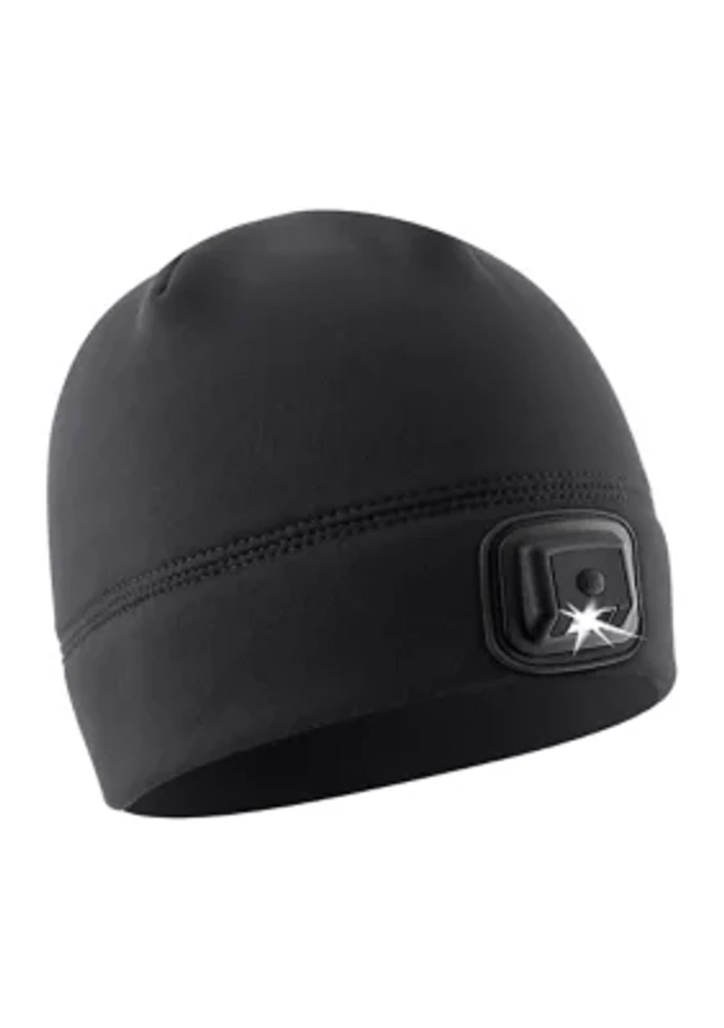 Powercap 3.0 Lighted Headlamp Fleece Beanies Rechargeable LED - 150 Lumens