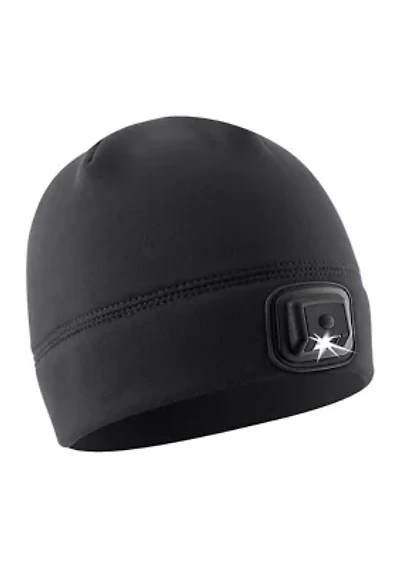 Powercap 3.0 Lighted Headlamp Fleece Beanies Rechargeable LED - 150 Lumens