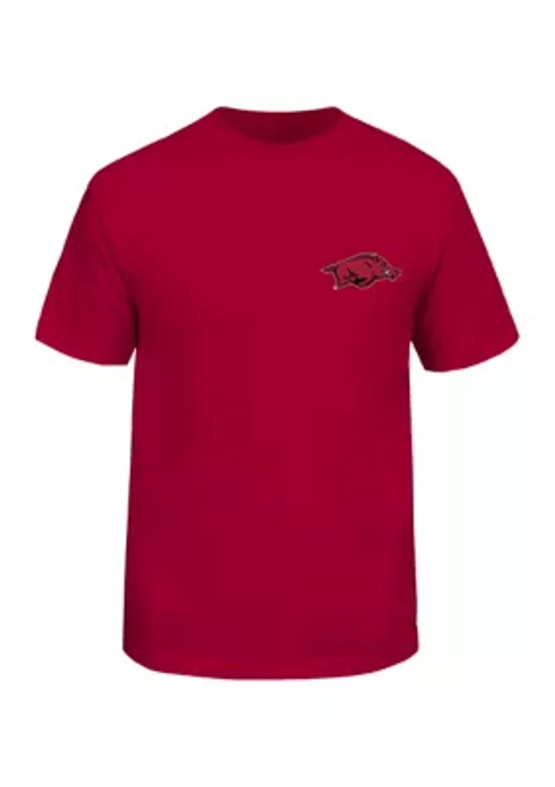 NCAA Arkansas Razorbacks Straight Hem Graphic T-Shirt
