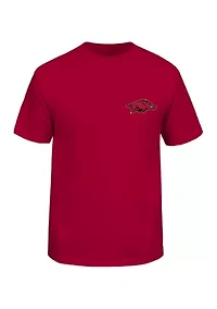 NCAA Arkansas Razorbacks Straight Hem Graphic T-Shirt