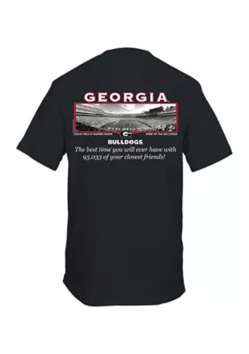 NCAA Georgia Bulldogs Short Sleeve Graphic T-Shirt
