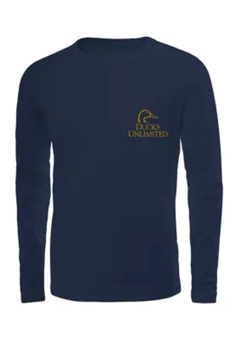 Men's Long Sleeve Wetland Conservation Graphic T-Shirt