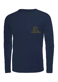 Men's Long Sleeve Wetland Conservation Graphic T-Shirt