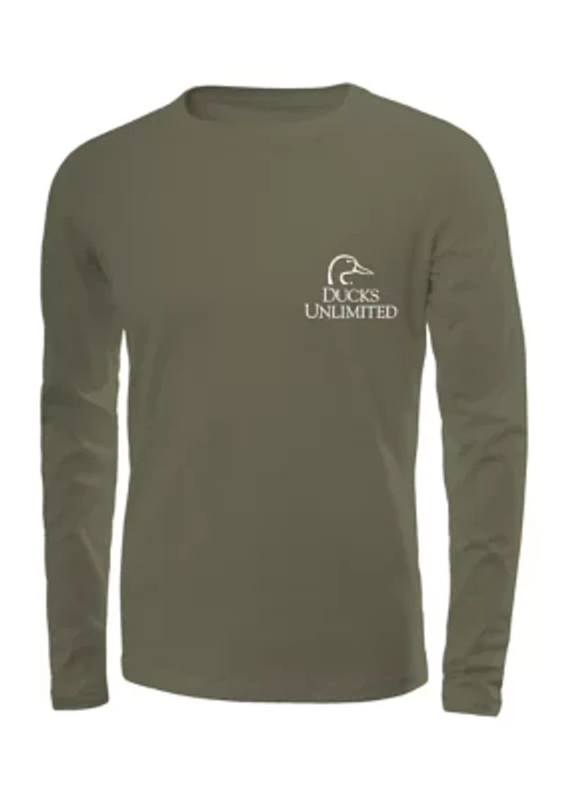 Men's Long Sleeve Logo Graphic T-Shirt