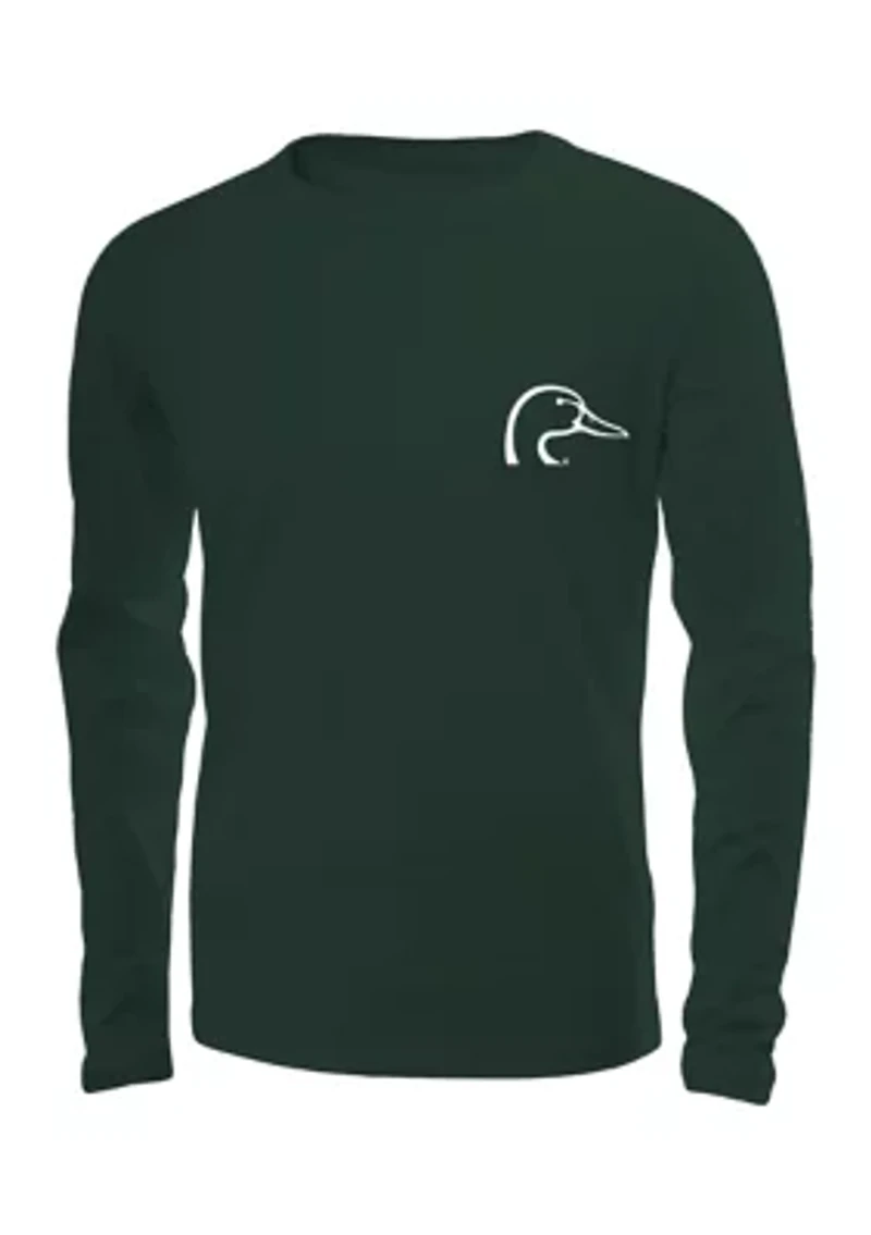 Men's Long Sleeve Logo Graphic T-Shirt