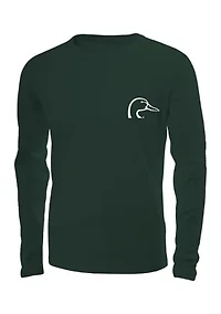 Men's Long Sleeve Logo Graphic T-Shirt