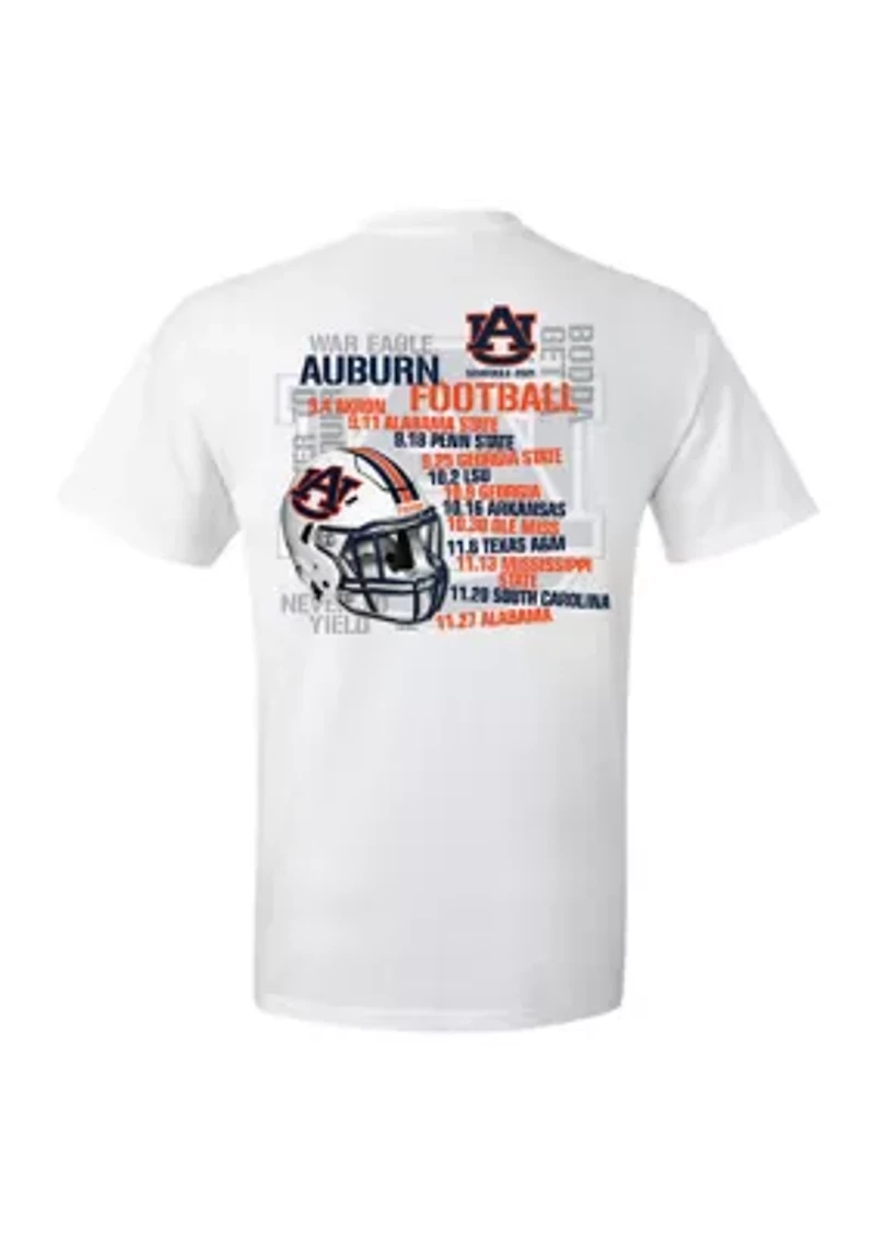 NCAA Auburn Tigers Schedule Graphic T-Shirt