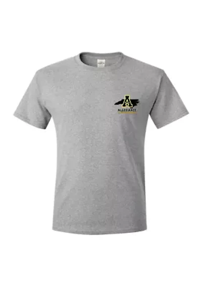 NCAA Appalachian State Mountaineers Waving Graphic T-Shirt