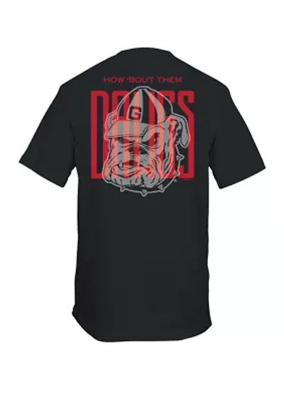 NCAA Georgia Bulldogs Tall Mascot Graphic T-Shirt
