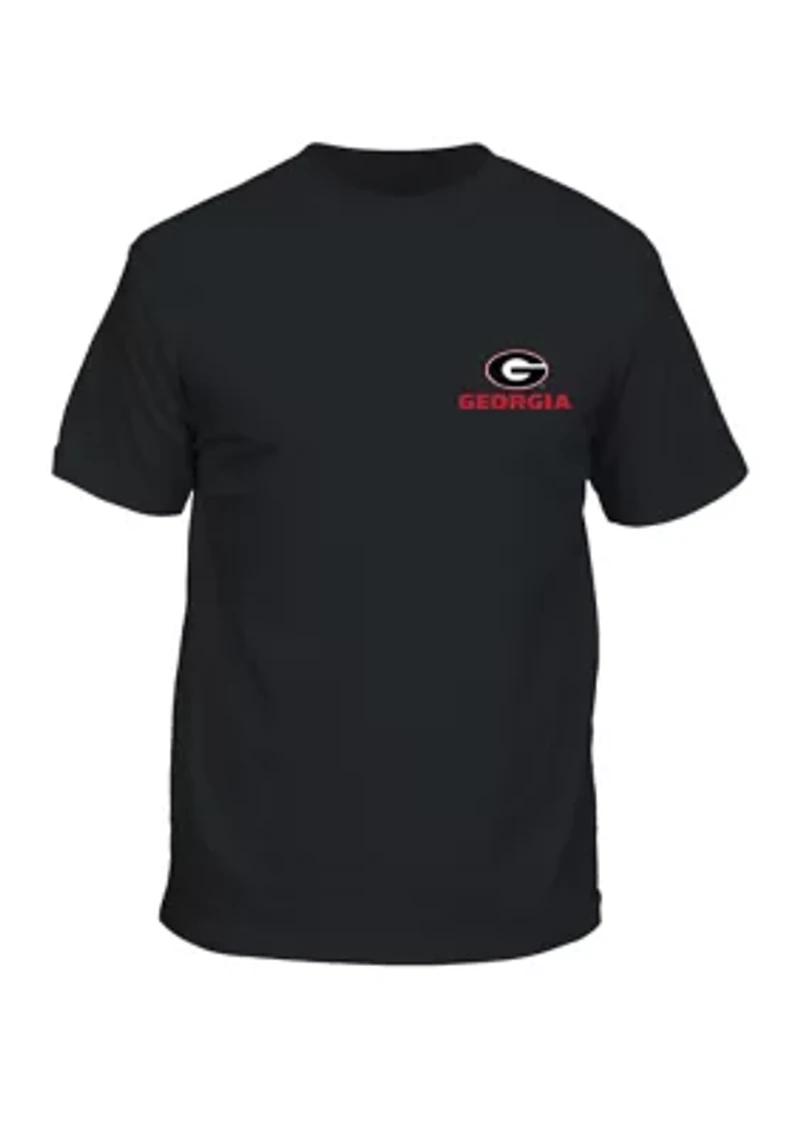 NCAA Georgia Bulldogs Tall Mascot Graphic T-Shirt