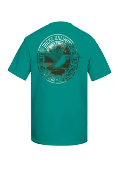 Men's Short Sleeve Flying Oval Graphic T-Shirt