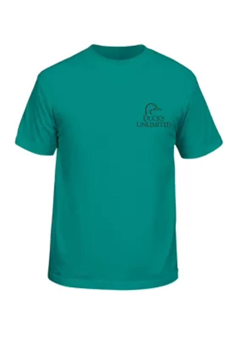 Men's Short Sleeve Flying Oval Graphic T-Shirt