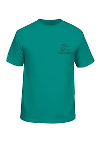Men's Short Sleeve Flying Oval Graphic T-Shirt