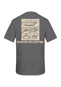Men's Short Sleeve Folded Decoy Graphic T-Shirt