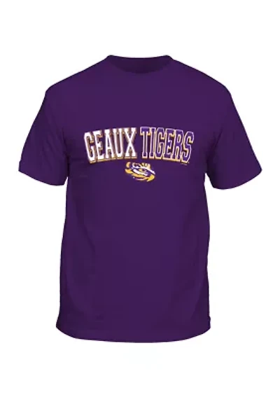 NCAA LSU Geaux Tigers Short Sleeve Graphic T-Shirt