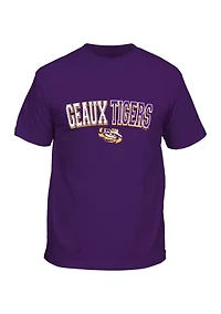 NCAA LSU Geaux Tigers Short Sleeve Graphic T-Shirt