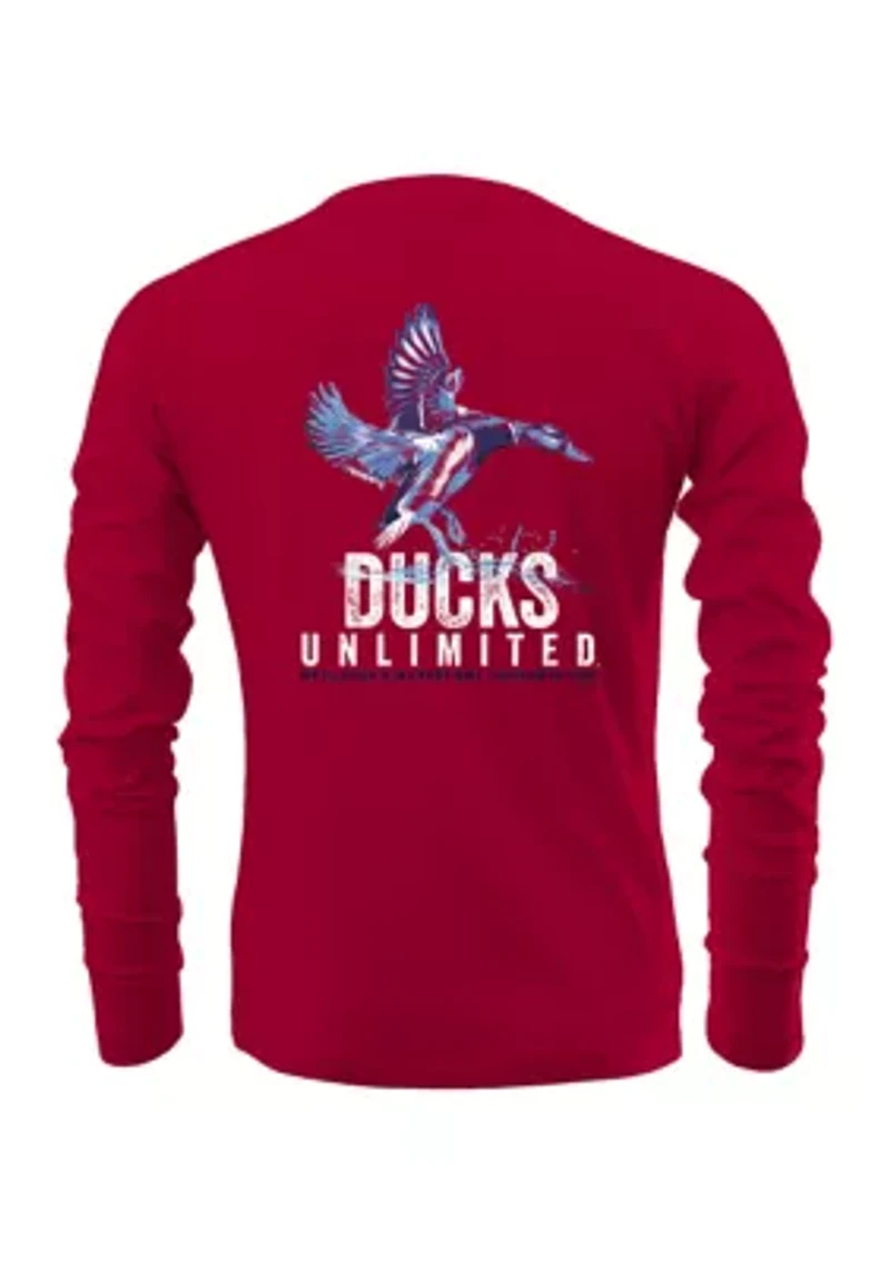 Men's Isolated Landing Long Sleeve Graphic T-Shirt