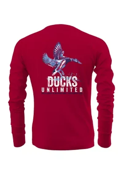 Men's Isolated Landing Long Sleeve Graphic T-Shirt