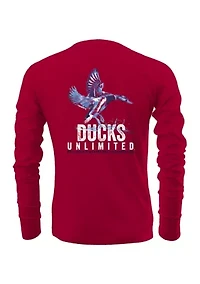Men's Isolated Landing Long Sleeve Graphic T-Shirt