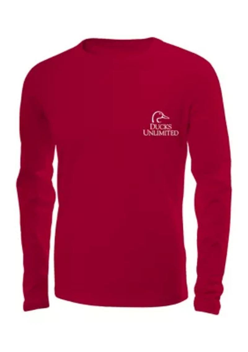 Men's Isolated Landing Long Sleeve Graphic T-Shirt