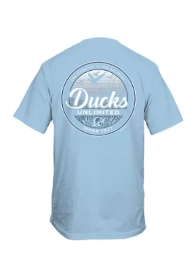 Men's Louver Circle Short Sleeve Graphic T-Shirt