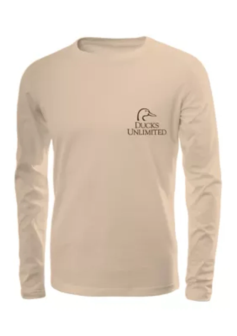 Men's Long Sleeve Never Out of Season Graphic T-Shirt