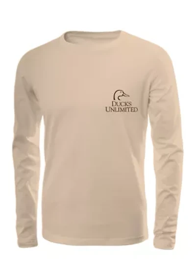 Men's Long Sleeve Never Out of Season Graphic T-Shirt