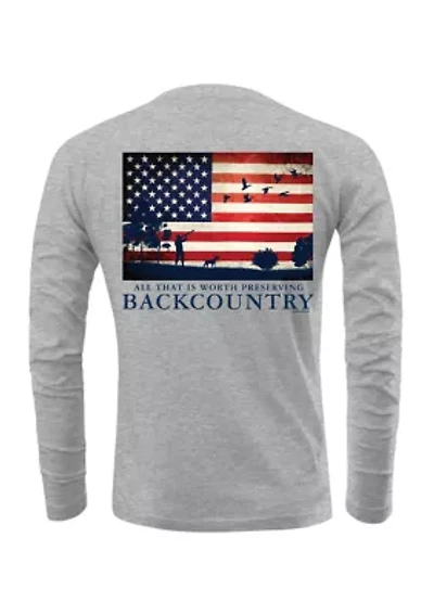 Men's Long Sleeve Backcountry Graphic T-Shirt