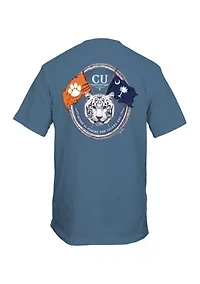 NCAA Clemson Tigers Flags Graphic T-Shirt