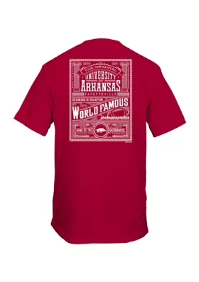 NCAA Arkansas Razorbacks World Famous Graphic T-Shirt