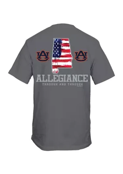 NCAA Auburn Tigers Patriotic Logo Graphic T-Shirt