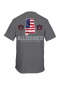 NCAA Auburn Tigers Patriotic Logo Graphic T-Shirt