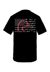 Men's Short Sleeve Flag Vision Graphic T-Shirt