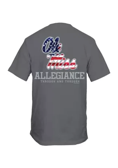 NCAA Georgia Bulldogs Patriotic Logo Graphic T-Shirt