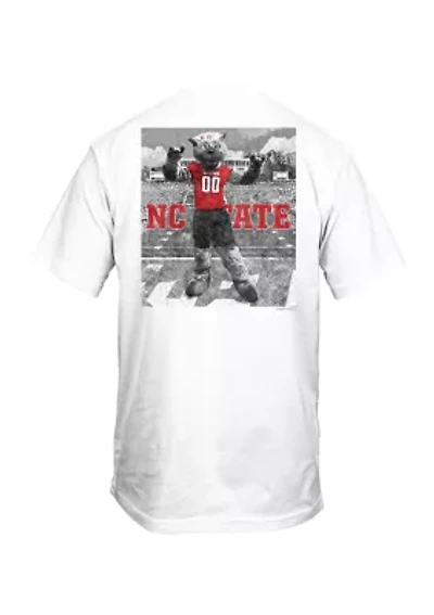 NCAA NC State Wolfpack Drawn Field Mascot Graphic T-Shirt