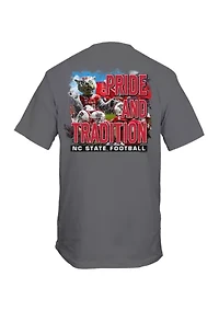 NCAA NC State Wolfpack Circular Tradition Graphic T-Shirt