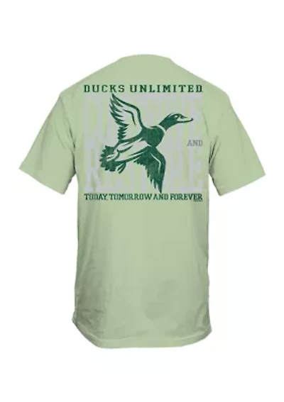 Men's Distress Duck Graphic T-Shirt