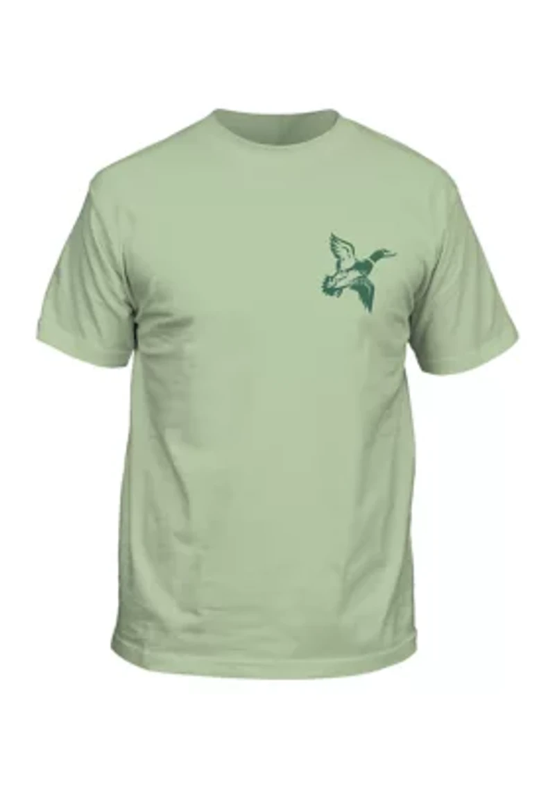 Men's Distress Duck Graphic T-Shirt