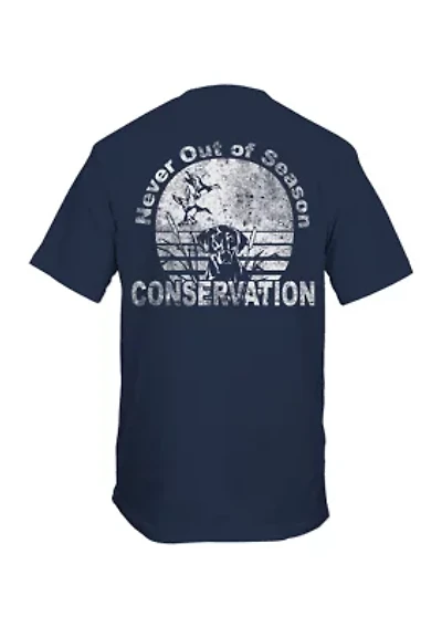 Short Sleeve Conservation Season Graphic T-Shirt