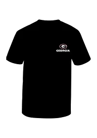 NCAA Georgia Bulldogs Glowing Stadium Graphic T-Shirt