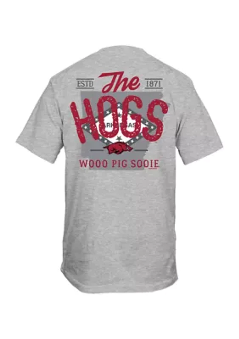 NCAA Arkansas Razorbacks The State Graphic T-Shirt