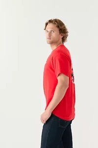 NCAA Georgia Bulldogs Mascot Sketch Graphic T-Shirt