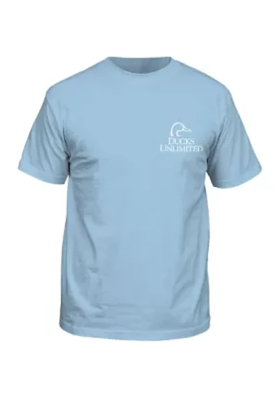 Men's Watercolor Swimmer Graphic T-Shirt