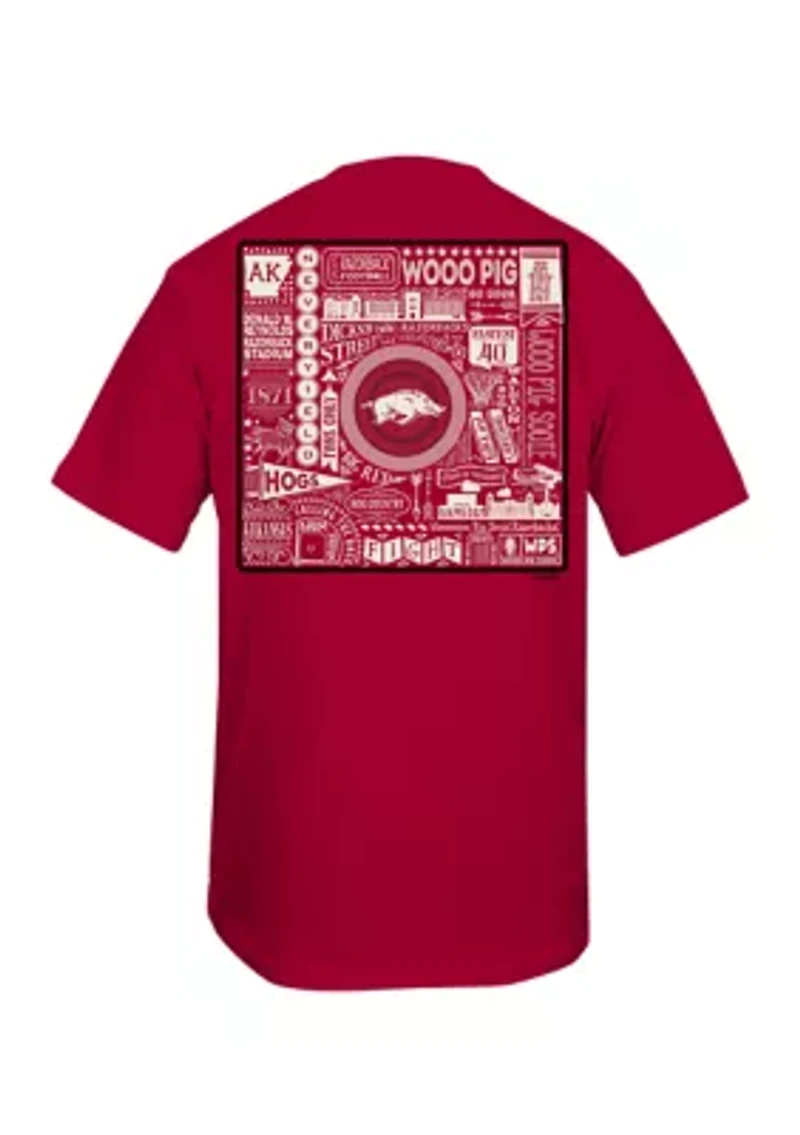 NCAA Arkansas Razorbacks Fun Time Graphic T-Shirt