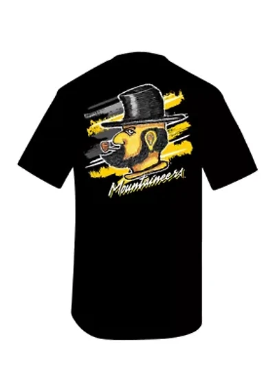 NCAA Appalachian State Mountaineers Sketch Mascot Graphic T-Shirt