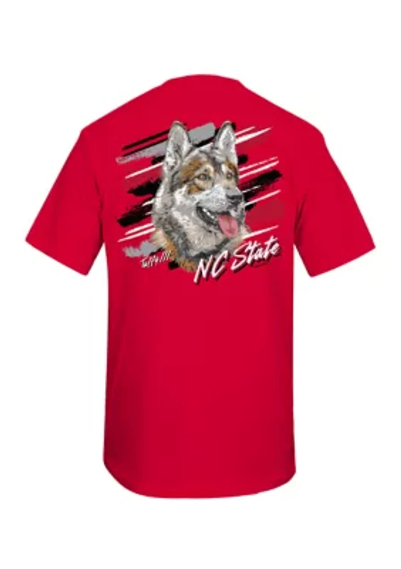 NCAA NC State Wolfpack Sketch Mascot Graphic T-Shirt