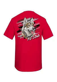 NCAA NC State Wolfpack Sketch Mascot Graphic T-Shirt